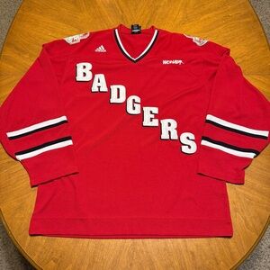 Wisconsin Badgers Hockey Jersey Adidas Culver’s Camp Randall Hockey Classic